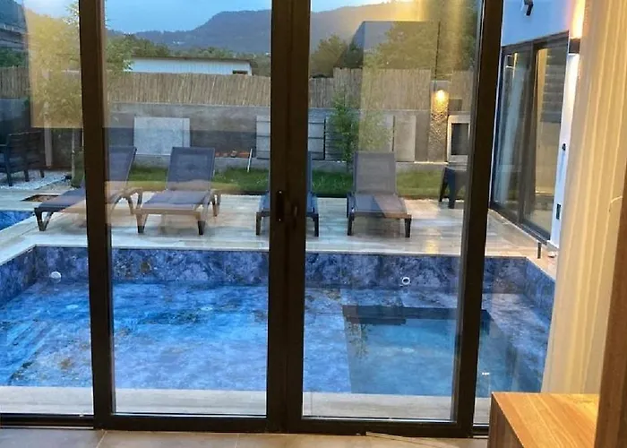 Grape In Large Pool, Jacuzzi, Private 别墅 费特希耶